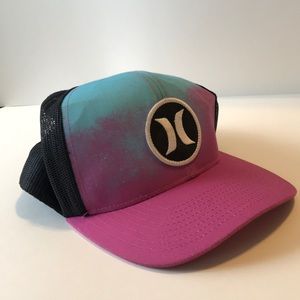 Hurley pink and blue hat
